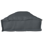vidaXL Set de coussins de palette 2 Pièces Anthracite 200 x 40 x 8 cm