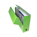 Boite Transfert Dos 90mm Iderama - Vert Anis - X 5 - Exacompta