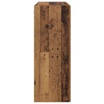 vidaXL Armoire Murale 2 Pièces Bois ancien 69 5 x 34 x 90 cm