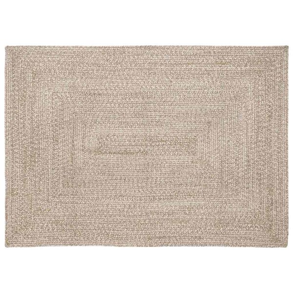 vidaXL Tapis Naturel et blanc 120 x 170 cm Jute