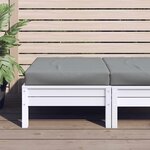 vidaXL Coussin de palette gris 60x60x9 5 cm tissu oxford