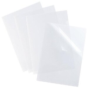 Pqt de 100 Pochettes coin SHINE A4 polypropylène 12/100e ELBA