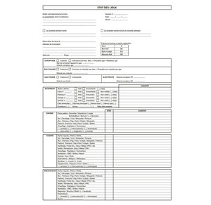 Liasse Etat des lieux d'entrée et sortie EXACOMPTA