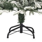 vidaXL Sapin de Noël artificiel à flocons de neige Vert 120 cm PVC/PE