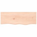 vidaXL Étagère murale 80x30x2 cm bois de chêne massif non traité