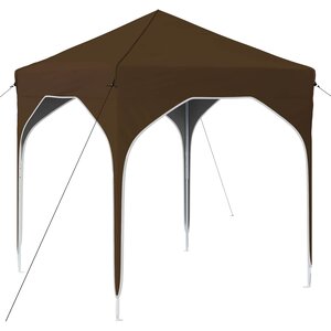 vidaXL Tente de fête pop-up 194 x 194 x 245 cm Taupe