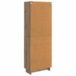vidaXL Ensemble de Meubles 2 Pièces Chêne artisanal 66 x 34 5 x 95 cm