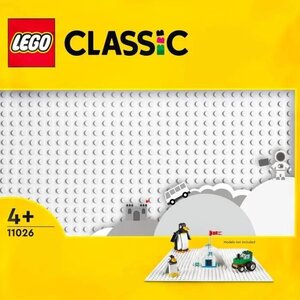 LEGO 11026 - Plaque de Construction Blanche Idéale pour Créer et Jouer