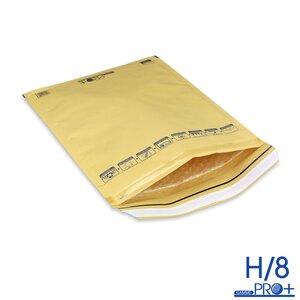 Lot de 10 enveloppes à bulles pro+ marron h/8 format 260x360 mm