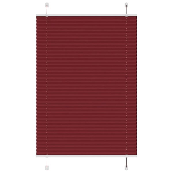 vidaXL Store plissé rouge bordeaux 95x150 cm largeur du tissu 94 4 cm