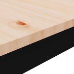 vidaXL Table basse Naturel 100 x 50 x 45 cm Bois de pin massif