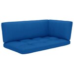 vidaXL Canapé d'angle palette de jardin bois de pin imprégné