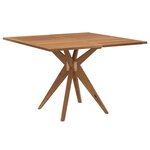 vidaXL Ensemble à manger de jardin 5 Pièces Bois d'acacia solide