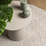 vidaXL Tapis shaggy PAMPLONA poils longs moderne crème Ø 200 cm