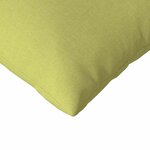 vidaXL Coussins de canapé 2 Pièces Vert clair 200 x 40 cm tissu