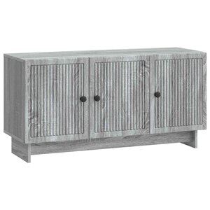 vidaXL Meuble TV 99 x 34 5 x 50 cm Sonoma gris Bois d'ingénierie