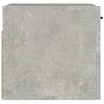 vidaXL Armoire murale gris béton 80x36 5x35 cm bois d'ingénierie