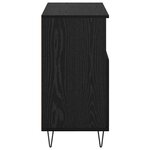 vidaXL Buffet Chêne noir 60 x 35 x 70 cm Bois d'ingénierie