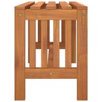 vidaXL Banc de jardin 80 cm bois massif d'eucalyptus