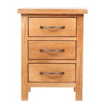 vidaXL Tables de chevet 2 Pièces 40x30x54 cm Bois de chêne massif
