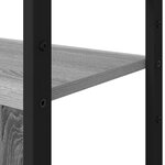 vidaXL Étagère Sonoma gris 80 x 30 x 155.5 cm Bois d'ingénierie