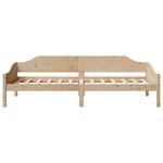 vidaXL Cadre de lit sans matelas 90x190 cm bois de pin massif