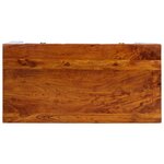 vidaXL Bureau 100x50x75 cm Bois massif d'acacia
