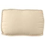 vidaXL Coussin de palette pour dossier beige 70 x 40 x 12 cm  en tissu Oxford