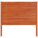 vidaXL Tête de lit cire marron 100 cm bois massif de pin