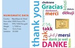 Pièce de monnaie en Or 3000 Francs g 0.031 (1/1000 oz) Millésime 2025 Gold Gift THANK YOU 1/1000