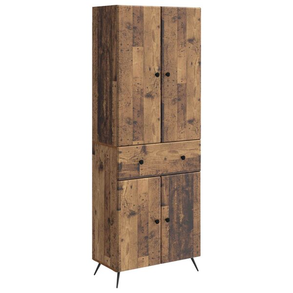 vidaXL 2 Pièces Bois ancien