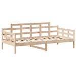 vidaXL Lit de jour avec toit 90x190 cm bois de pin massif