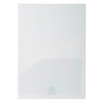 Sachet De 10 Chemises Double Poche Polypropylène Souple 2/10e - A4 Ou A3 - Cristal - X 2 - Exacompta