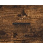 vidaXL Buffet haut Chêne fumé 69 5x34x180 cm Bois d'ingénierie
