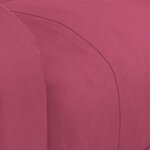 vidaXL Fauteuil de massage Rouge bordeaux Velours