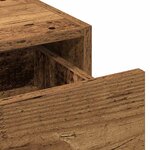 vidaXL Table de Toilette Marron 60 x 40 x 70 cm Bois d'ingénierie