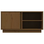 vidaXL Meuble TV Marron miel 80x35x40 5 cm Bois de pin massif