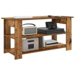 vidaXL Support de télévision Bois ancien 100 x 40 x 50 cm