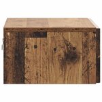 vidaXL Cabinet de chevet mural 2 pièces Bois ancien 49 x 34 5 x 20 cm