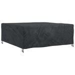 vidaXL Housse pour meubles Uni Noir 200 x 200 x 90 cm 600D