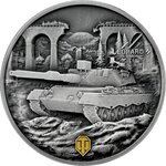 Pièce de monnaie en Argent 2 Dollars g 31.1 (1 oz) Millésime 2025 Armored Vehicles LEOPARD