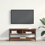 vidaXL Meuble TV Bois ancien 100 x 35 x 45 cm Bois d'ingénierie