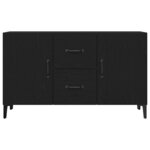vidaXL Buffet Chêne noir 100 x 36 x 60 cm Bois d'ingénierie