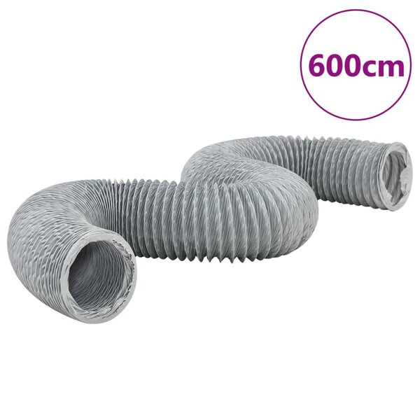 vidaXL Conduit d'échappement PVC 6 m Ø12 5 cm