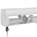 vidaXL   Auvent Rétractable   Noir 400 × 300 cm Aluminium