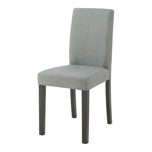 Lot de 2 chaises de salle à manger rembourrées 89 x 43 x 54 cm confortables salon design moderne cuisine gris clair 03_0009618