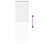 vidaXL Store enrouleur occultant largeur du tissu 60 7 cm polyester