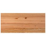 vidaXL Table à manger et bord naturel bois massif chêne rectangulaire