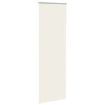 vidaXL Store enrouleur occultant blanc cassé 85x210cm largeur du tissu