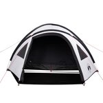 vidaXL Tente de camping à dôme 4 personnes tissu occultant imperméable